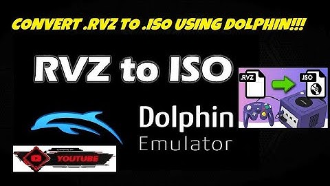 How to convert .rvz files to .iso using the Dolphin Emulator!