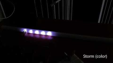 Neopixel Complete storm animation with randomized colors