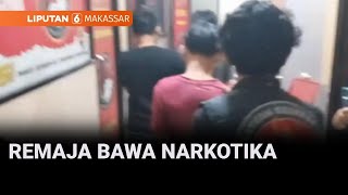 Lagi Razia Lalu Lintas,  Polisi Tangkap 2 Remaja Bawa Narkotika | Liputan 6 Makassar