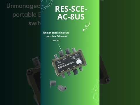 RES SCE AC 8US   #ethernetswitch #connectors