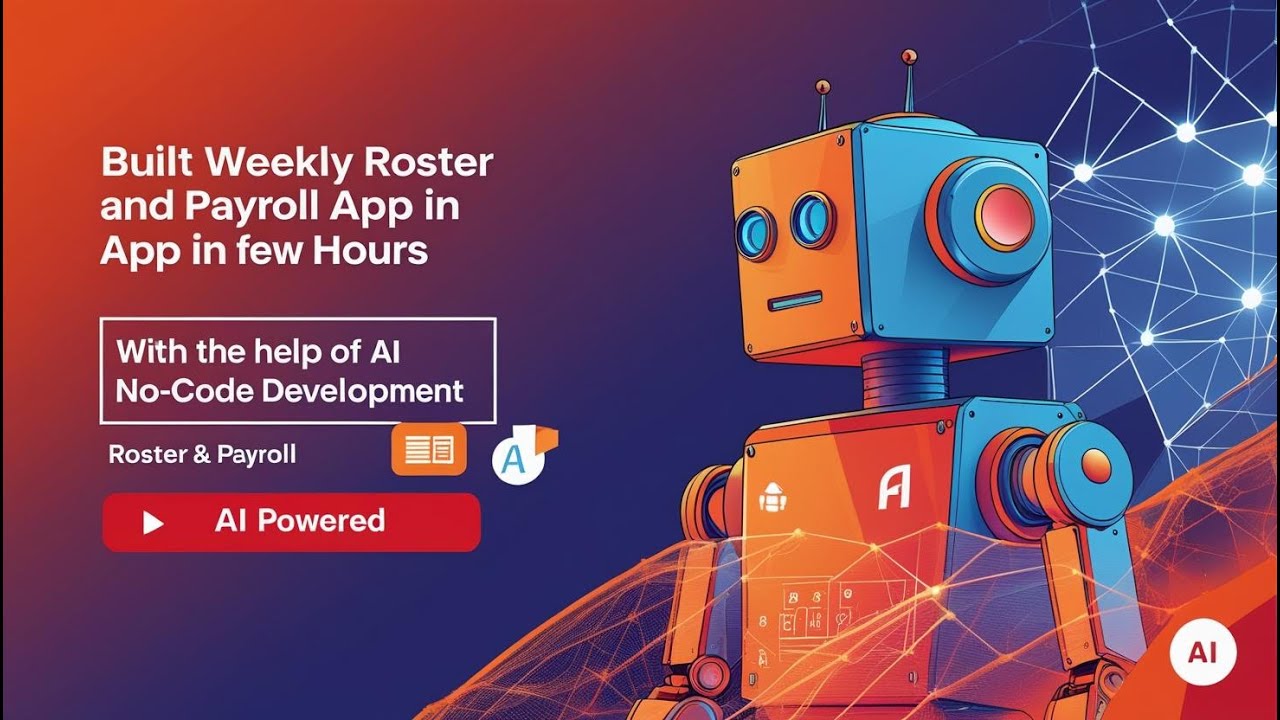 AI Project for Business: Build a Weekly Roster & Payroll App in Just Hours (No-Code Development)
