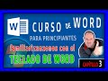 Curso de WORD - Cap.3 ⭐ Familiarizándonos con el TECLADO de WORD - 2025
