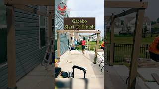 Gazebo DIY Setup 🏠|SantoorMummy #backyard#decor#ideas#diy#patio #shorts#viral#usateluguvlogs#telugu