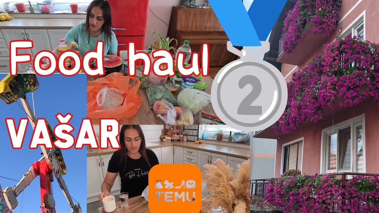 🥈NAGRADA ZA NAJ BALKON | TEMU HAUL | FOOD HAUL | VELIKI VAŠAR | CLEANING MOTIVATION | DITL