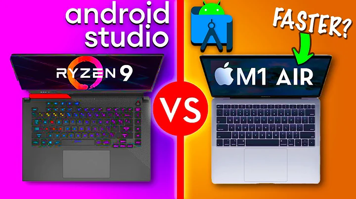 Ryzen 9 vs M1 Mac: 안드로이드 스튜디오 빌드 테스트