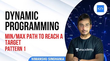 Min/Max path to reach a target - DP Pattern 1 | Dynamic Programming by Himanshu Singhania