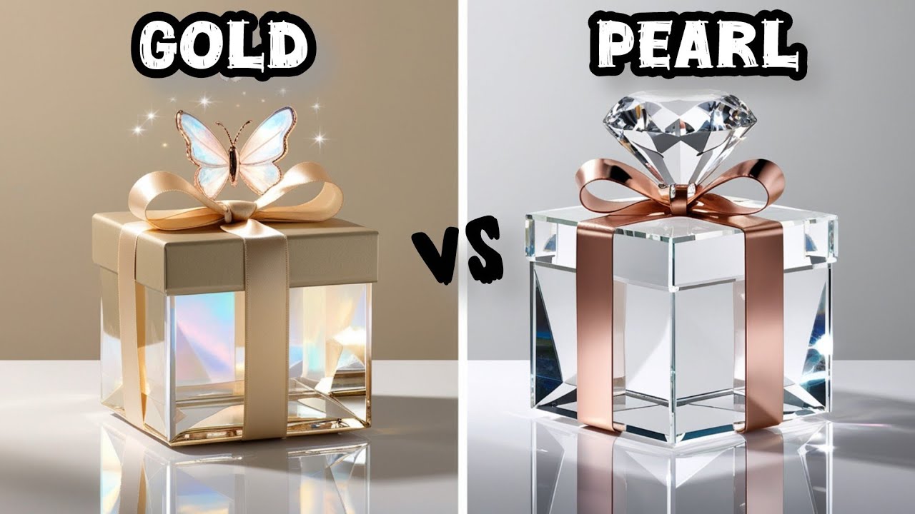 Luxury Gift Box Challenge 💎 Gold or White? 
