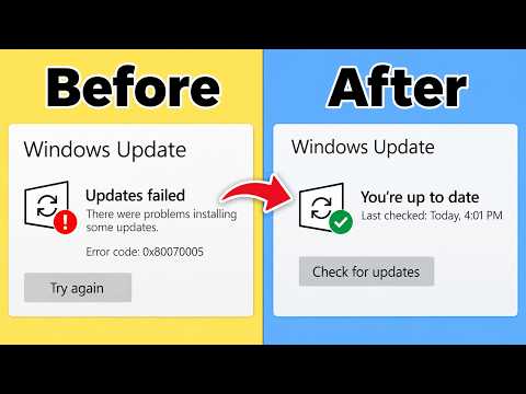 Fix All Windows Update Error in Windows 10/11 (6 Easy Solutions)