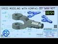 (0:54) KOMPAS-3D (КОМПАС-3Д) Speedmodeling Too Tall Toby Practice Model 26-04-05