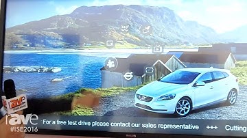ISE 2016: World Premiere of Philips Signage