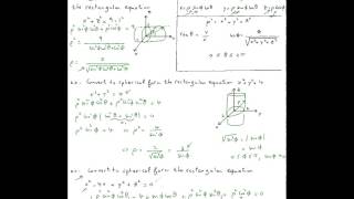 Converting equations from rectangular to spherical form #4