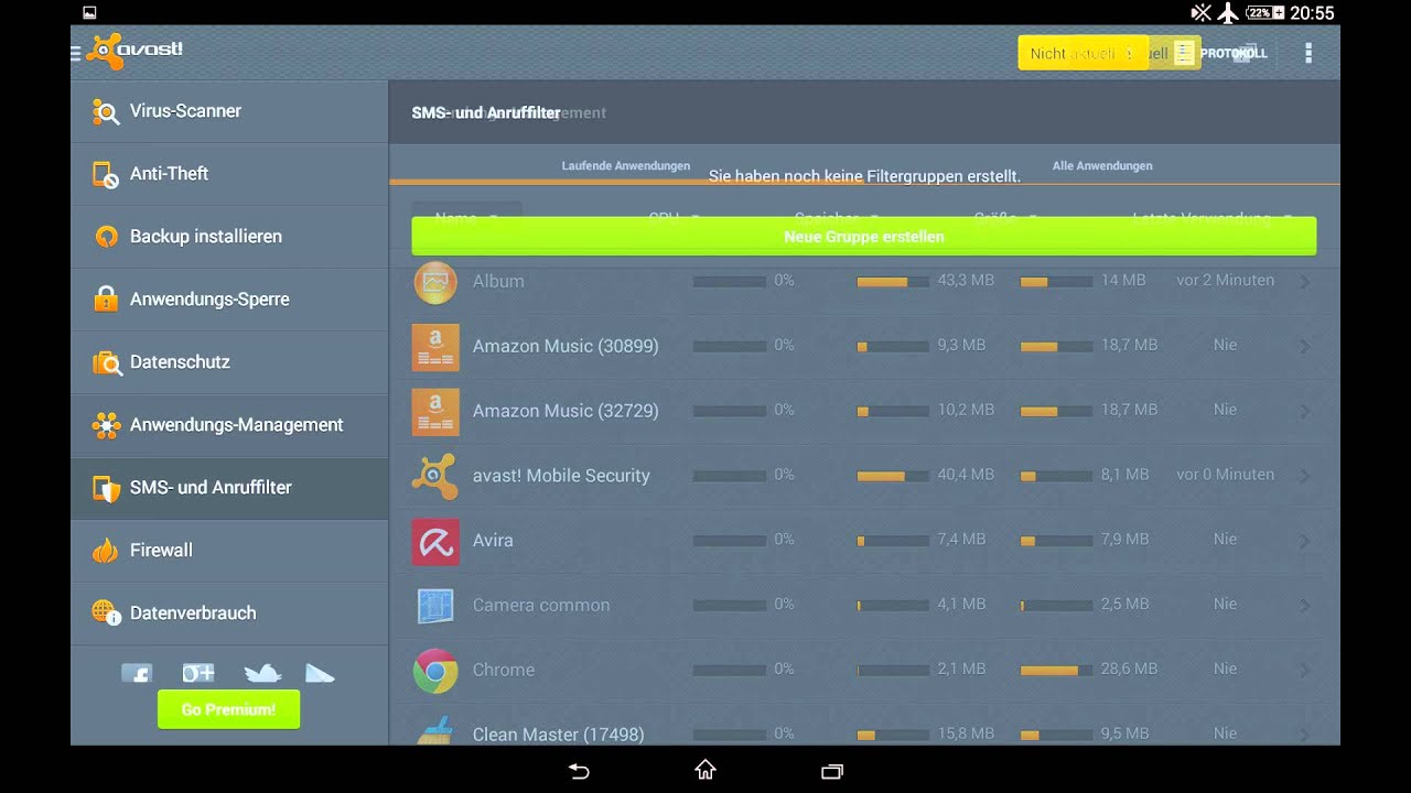 Avast Mobile Security Test - YouTube