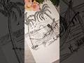 Drawing of girl relaxing on beach #shorts #viralshorts #trending #drawing #pencilsketch #pencilart