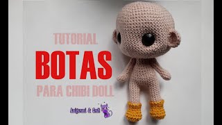 COMO FAZER BOTAS  PARA CHIBI DOLL