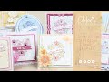 Chloes Creative Cards Daisy Collection Finished Card Samples