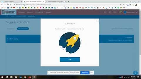 Submit a Google Template from Teacher in Schoology