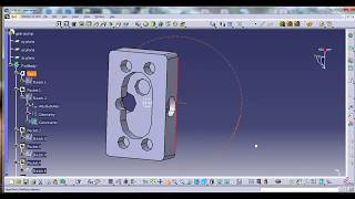 How to design gear pump body on Catia V5