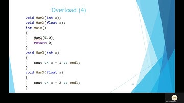 Lập trình hướng đối tượng C++ - Overload