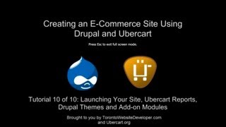 Drupal 7 / Ubercart Tutorial 10 of 10: Publishing Our Ubercart Site