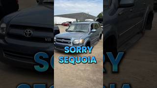 Toyota Sequoia Sorry For Your Loss And Your Frame