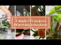 4 Simple DIY Projects for Growing Houseplants- Martha Stewart