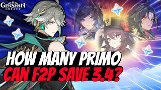 How Many Primogems Can You Save In Patch 3.4? | Genshin Impact