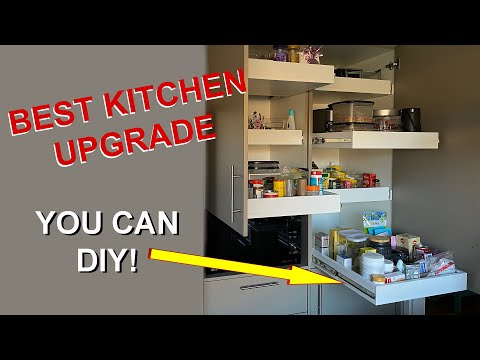 Retrofitting pull out pantry shelves : r/diynz