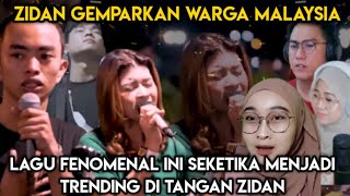 Zidan bikin gempar malaysia❗Reaction Zidan buih jadi permadani