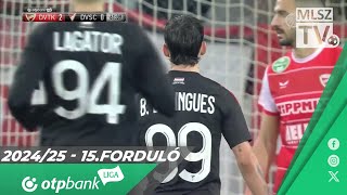 Domingues Brandon José Gólja A Dvtk Dvsc Mérkőzésen