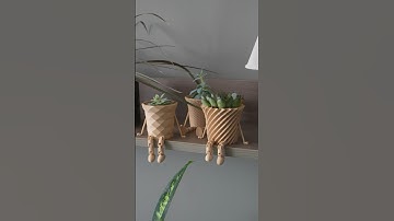Mini Cactus Family Flowerspots | Reybrond | 3D Printing Ideas
