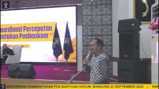 Rapat Koordinasi Percepatan Pembentukan Posbankum