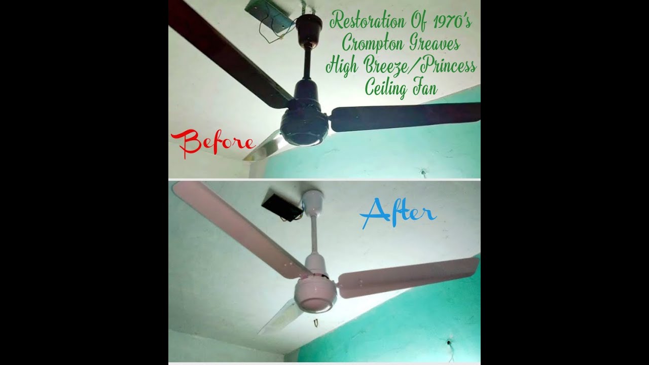 Restoration Of 1980's Crompton Greaves High Breeze/Princess Ceiling Fan