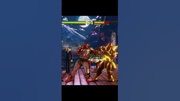 Ryu uses the V-SHIFT BREAK to punish his opponent (SFV)