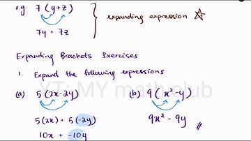 How to expand bracket expression for algebra | IGCSE Year 10&11 Mathematics