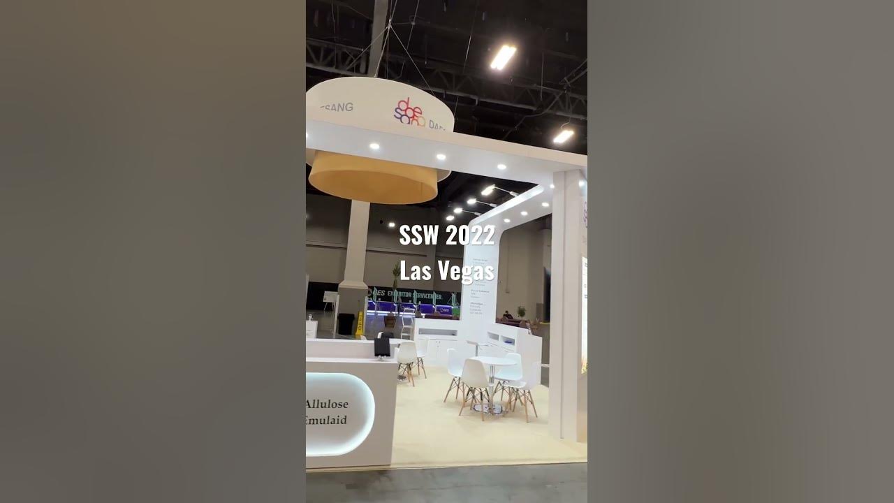 Exhibition booth SSW 2022 in Las Vegas YouTube