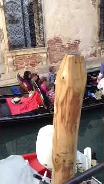 Romantic boat ride at Venezia canal