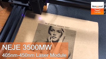 NEJE 3500mW Laser Module Various Focus PWM Modulation for NEJE Master Laser Engraver - Banggood.com