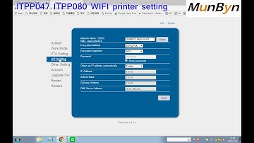 ITPP047 ITPP080 wifi printer setting how to install windows 7 receipt printer setup