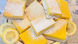 Lemon Bars/How to make the easiest, most lemony Lemon bars! Foodiegirl_Saba recipe🍋🍋 by Foodiegirl_saba 148 views 4 weeks ago 6 minutes, 10 seconds