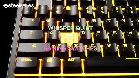 SteelSeries Apex 3 TKL RGB Gaming Keyboard water resistant