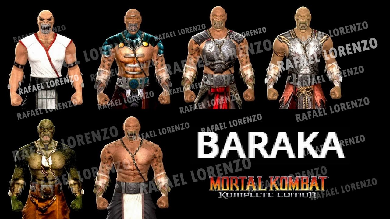 I would LOVE to see Baraka's alternative MK9 costume back in MK11