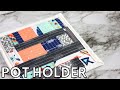 HOW TO MAKE A POT HOLDER AND HOT PAD USING SCRAPS (FREE SEWING PATTERN) No binding pot holder!