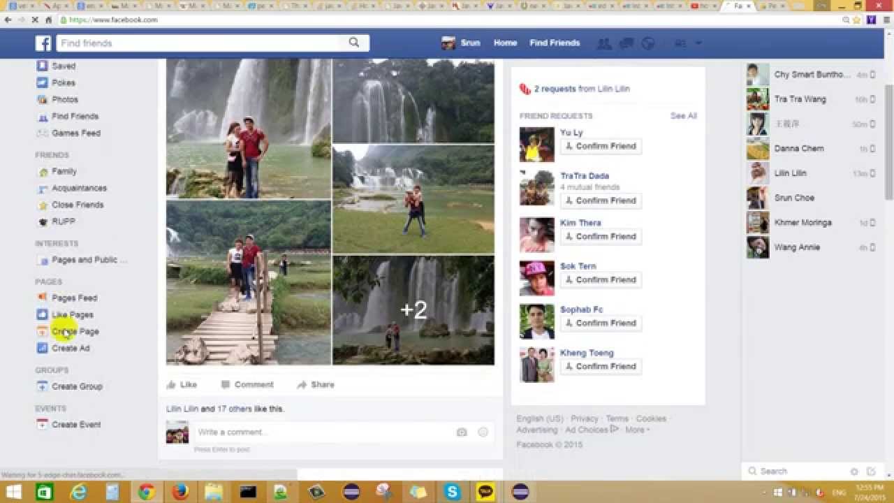 How to create web page on facebook - YouTube