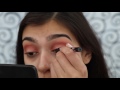 tutorial - coral spring look