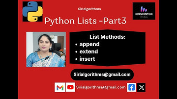 18. Python List - Part3- Methods