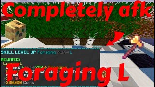 The FASTEST Way To Get Foraging XP in Hypixel Skyblock!