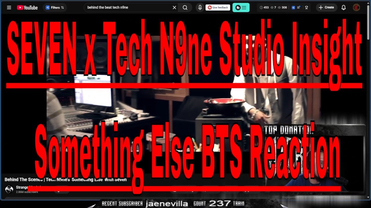 Guarda Producer SEVEN Breaks It Down 🔥 | Tech N9ne “Something Else” BTS REACTION su YouTube Guarda Producer SEVEN Breaks It Down 🔥 | Tech N9ne “Something Else” BTS REACTION su YouTube