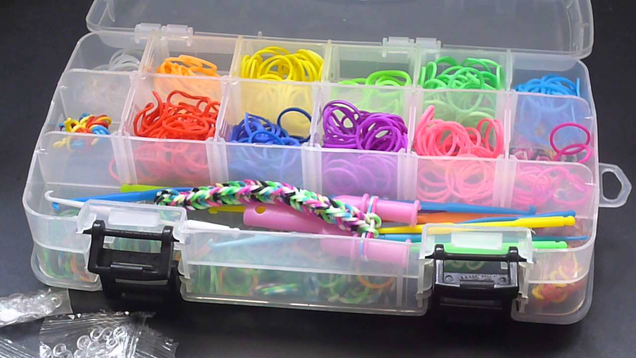 mon rangement élastiques pour mes bracelets (première video ) YouTube