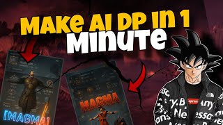 Making Trending AI Dp for bgmi under 1 minute #bgmiedit #bgmi #1treanding #MAGMA screenshot 1