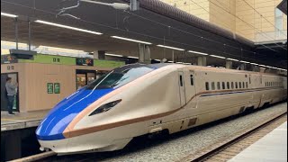 長野駅で新Ｅ７系が発車しました❗️